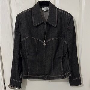St. John Sport by Marie Gray Dark Denim Jacket